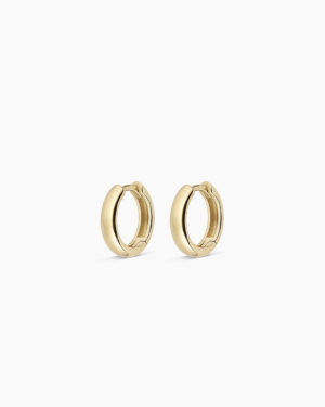 14k Gold Lou Helium Huggies