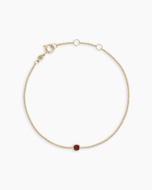 14k Gold Wilder Birthstone Bracelet