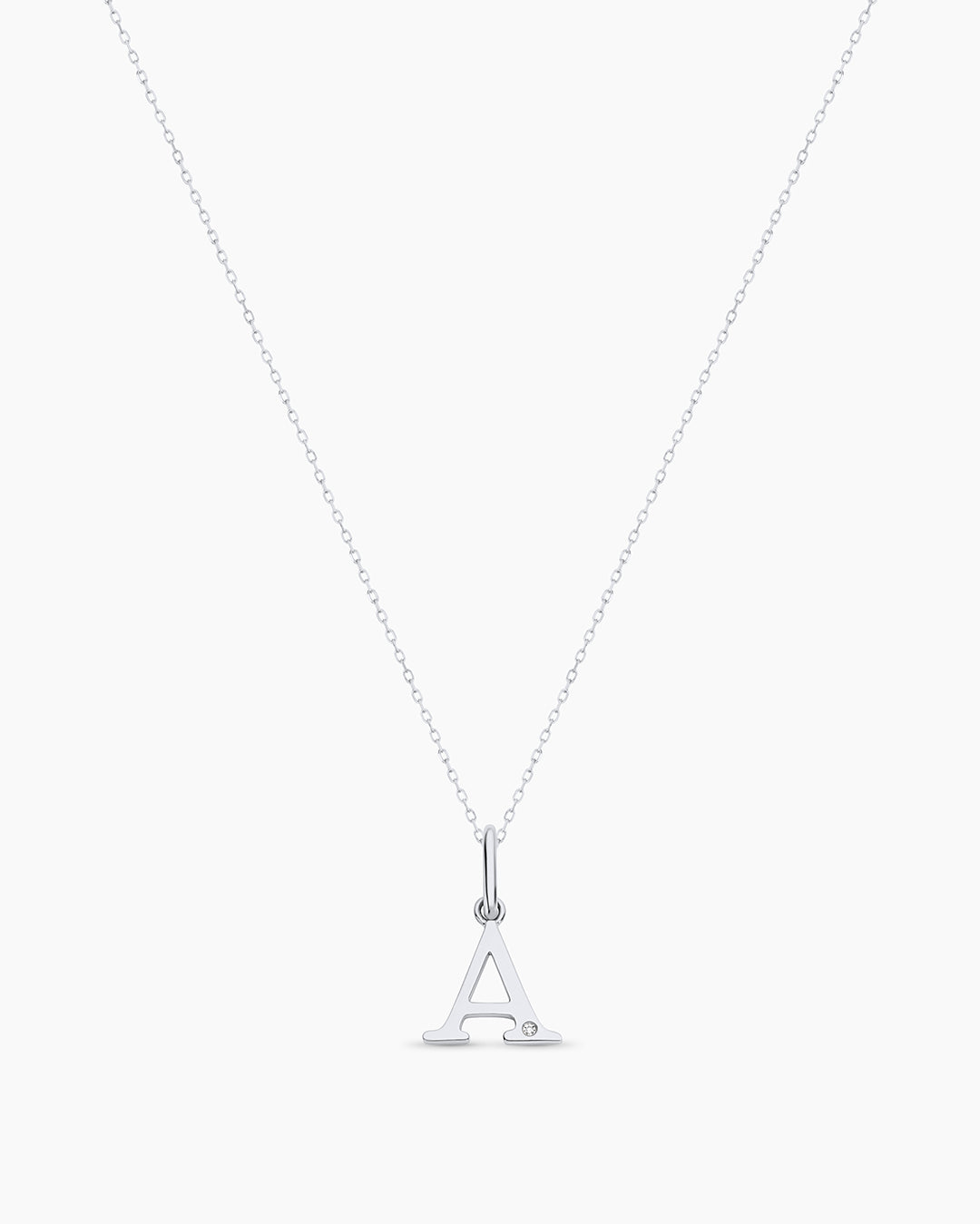 14k Solid White Gold