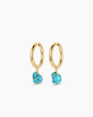 Turquoise Cove Hoops