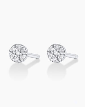 Diamond Pav?? Studs