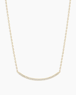 Diamond Taner Bar Necklace