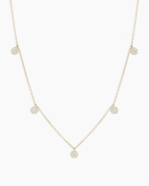 Diamond Pav?? Flutter Necklace