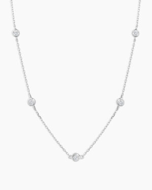 Classic Five Diamond Necklace